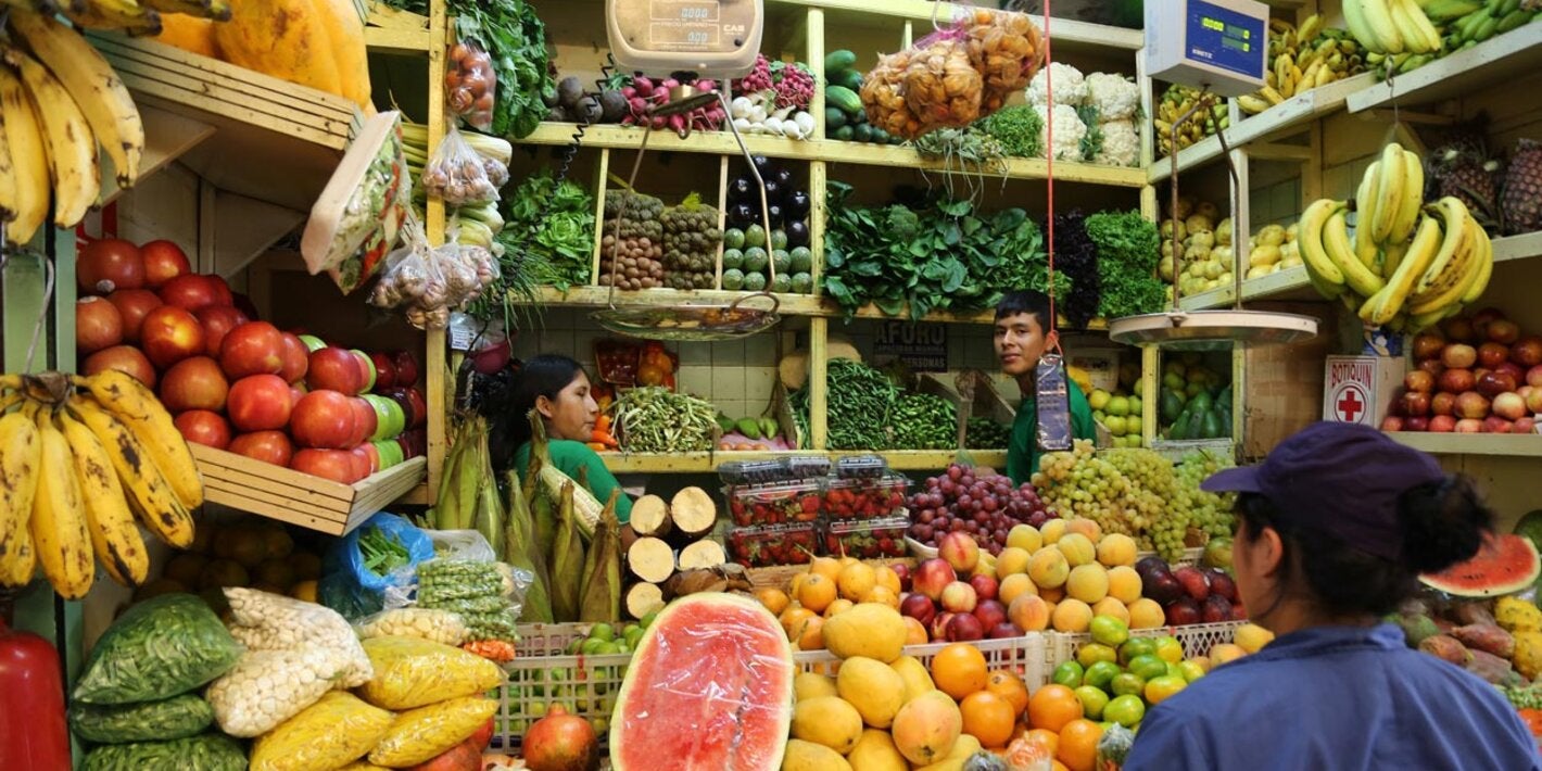 Fruits and vegetables