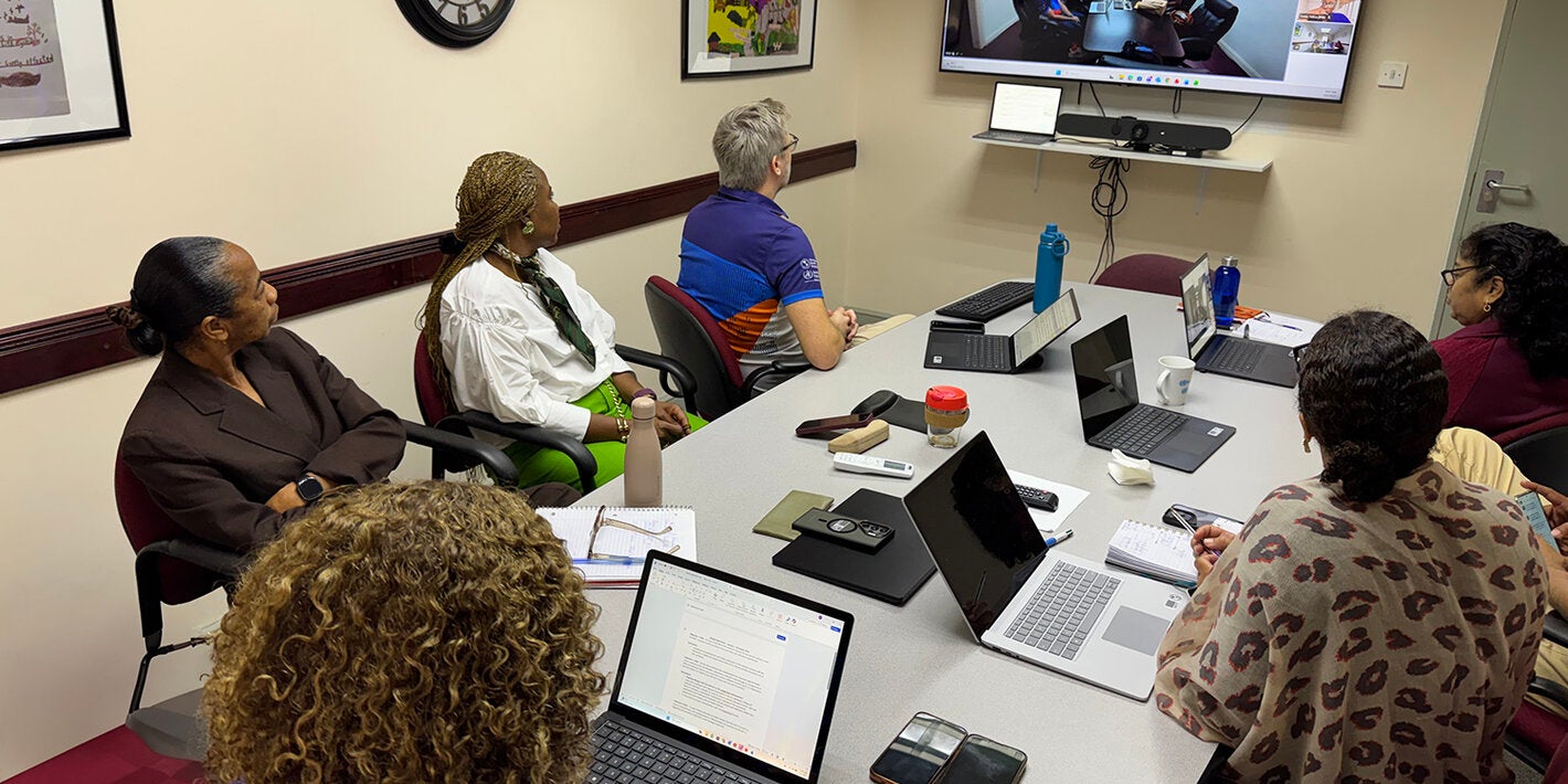 Biennium Work Plan meeting with Montserrat