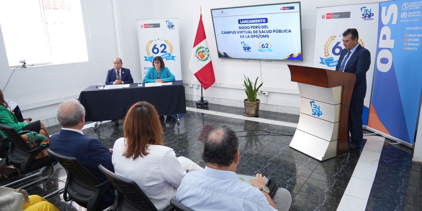 Lanzamiento del Nodo Perú del Campus Virtual de Salud Pública 