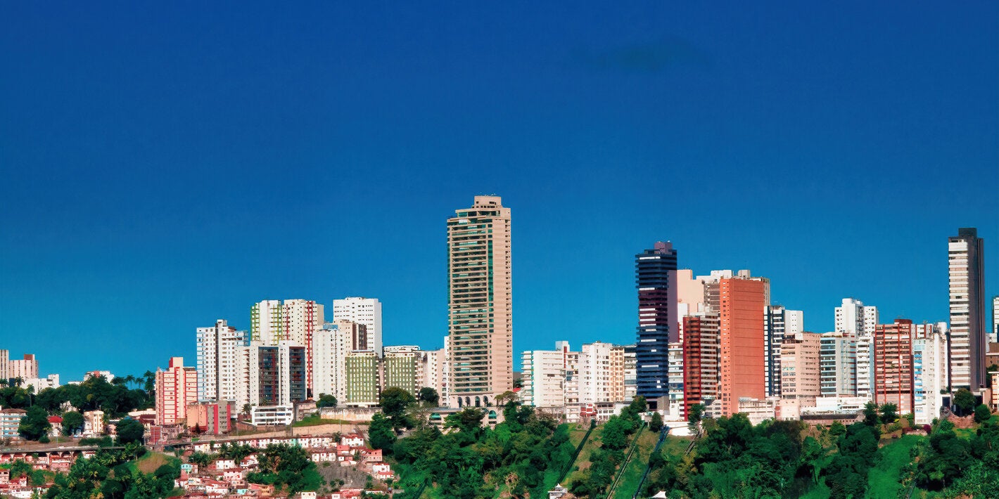 Salvador de Bahía cielo azul