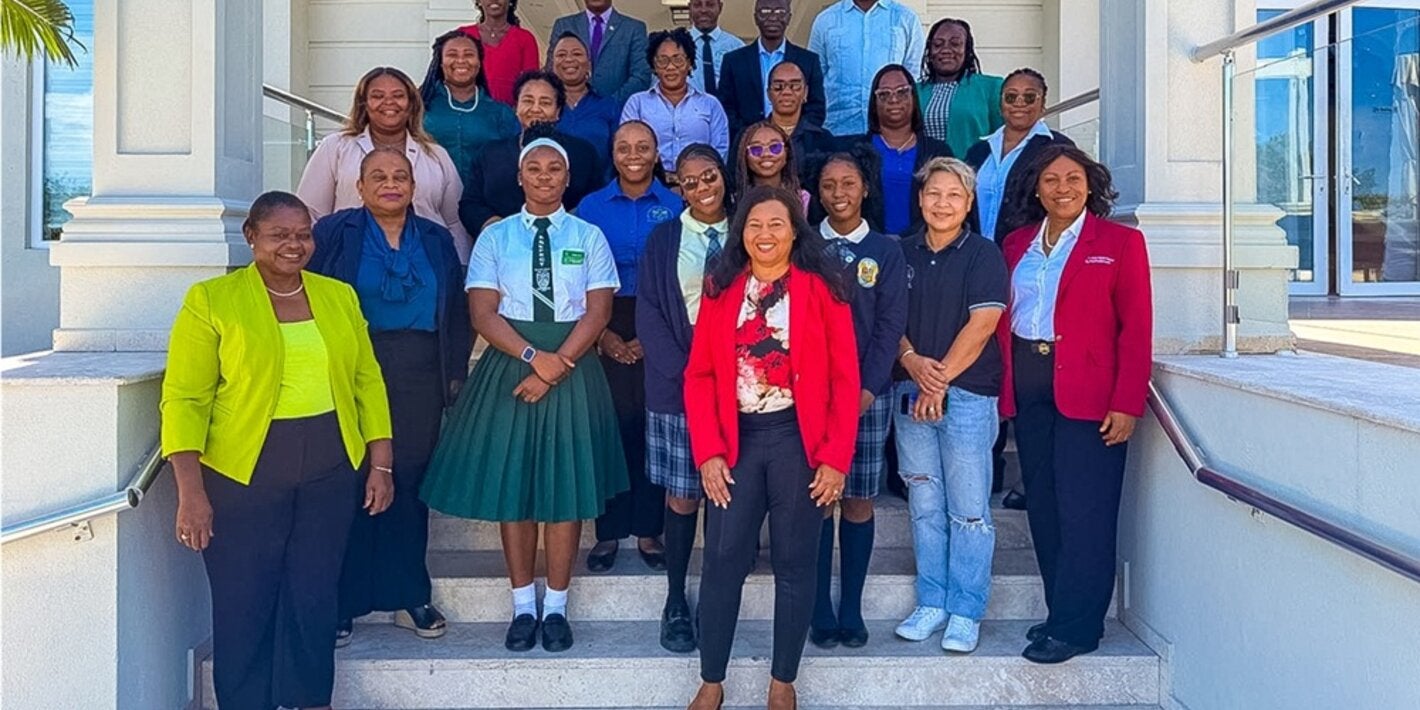 Stakeholders from the MOHHS, other government department and adolescents at the national consultation on the Adolescent Health and Wellbeing Policy Strategy. The Atrium Resort, Providenciales, Turks and Caicos.