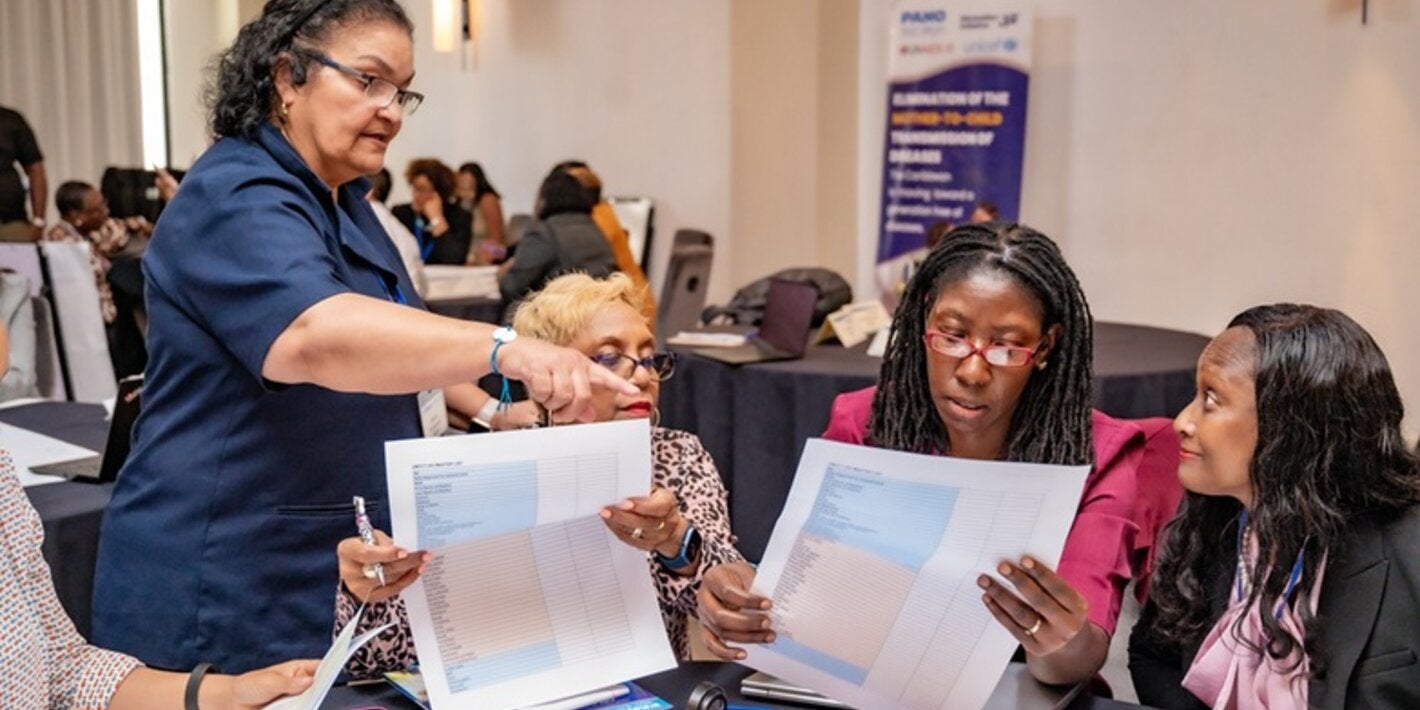 Participants of the regional meeting for health care providers from maternal and child health in Montego Bay, Jamaica in June 2025.