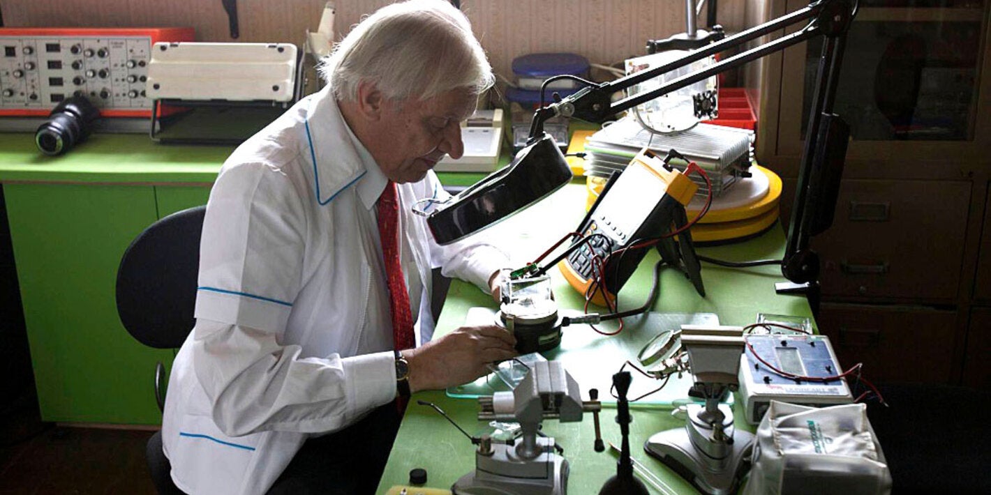 Doctor in a laboratory