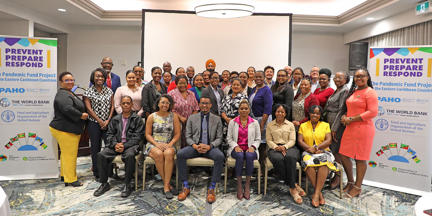 Participants at the event 'Strengthening Laboratory Quality Systems in the Eastern Caribbean
