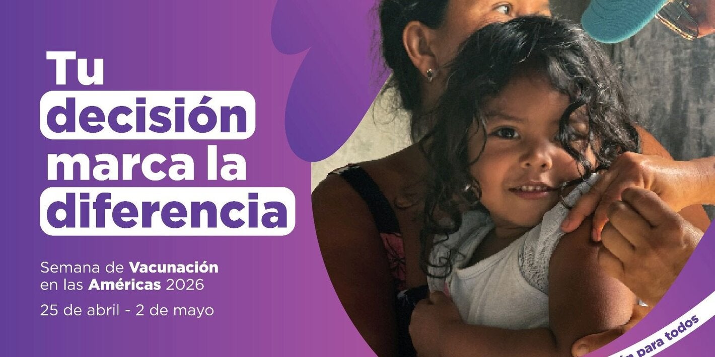 Imagen de la Semana de la Vacunación en las Américas