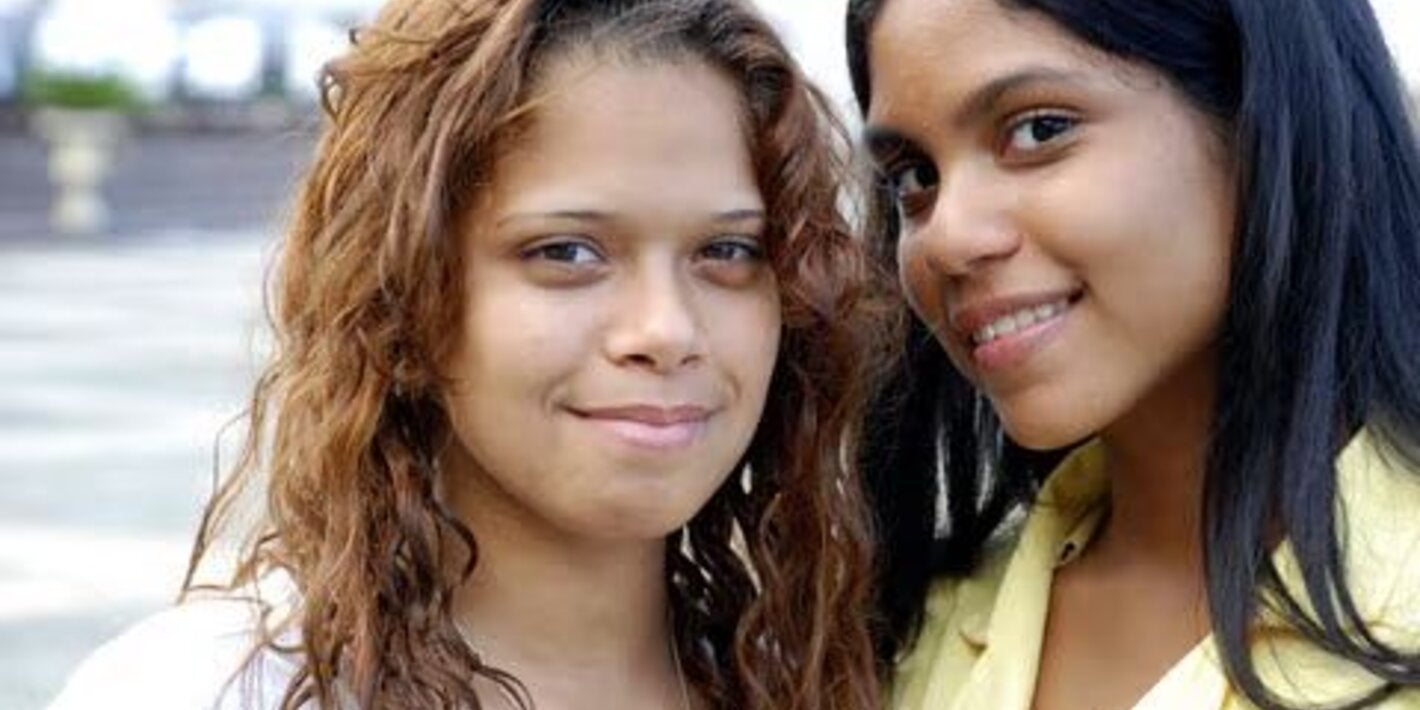 two young women
