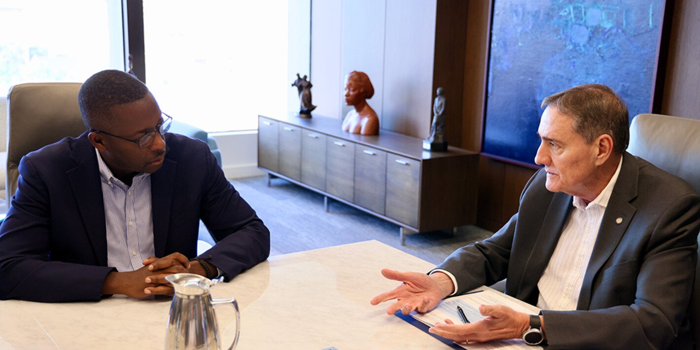 PAHO Director Jarbas Barbossa and Dr. Garth Graham, Director Global Health Google