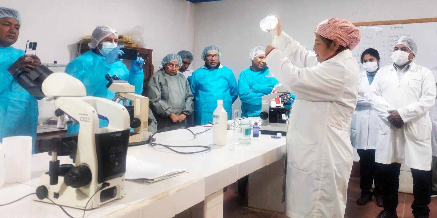 Taller Kato Katz Bolivia