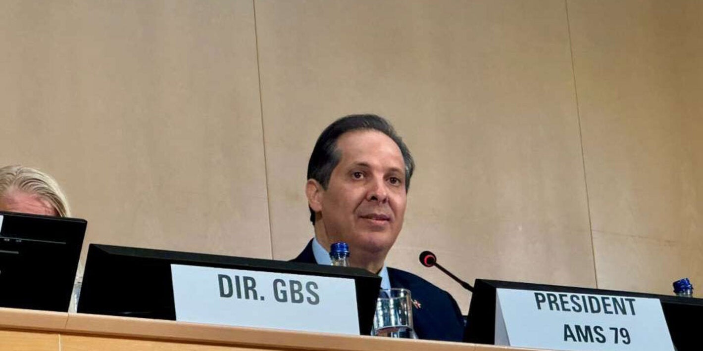 r. Víctor Atallah, Minister of Health of the Dominican Republic, assumed the presidency of the 79th World Health Assembly (WHA79)