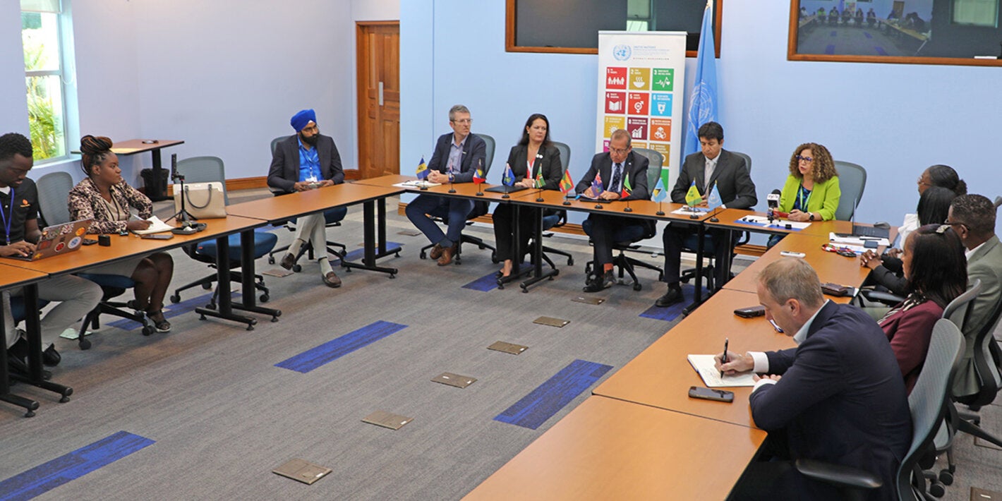 Officials at launch of 2025 UN annual report