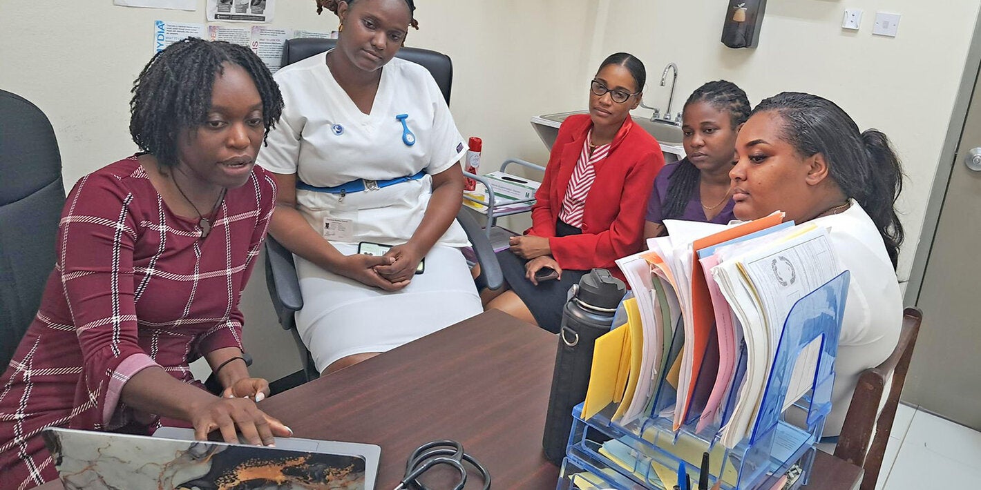 Health workers DHIS2 training