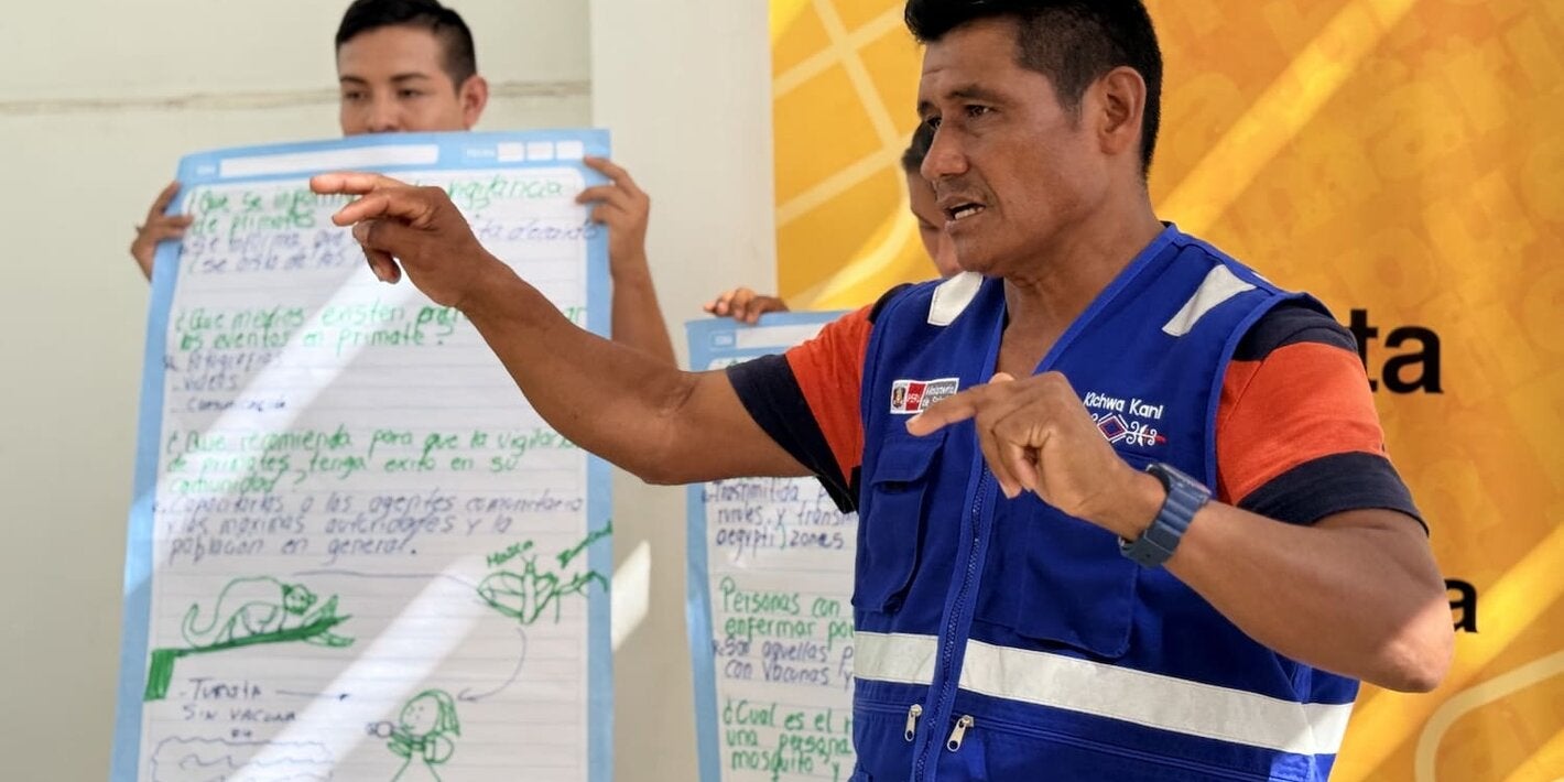 capacitación sobre fiebre amarilla