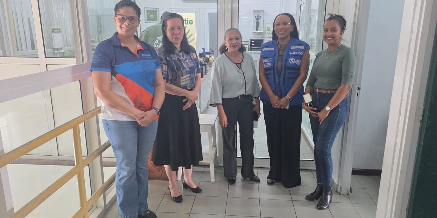 PAHO assess respiratory virus sentinel sites across Suriname