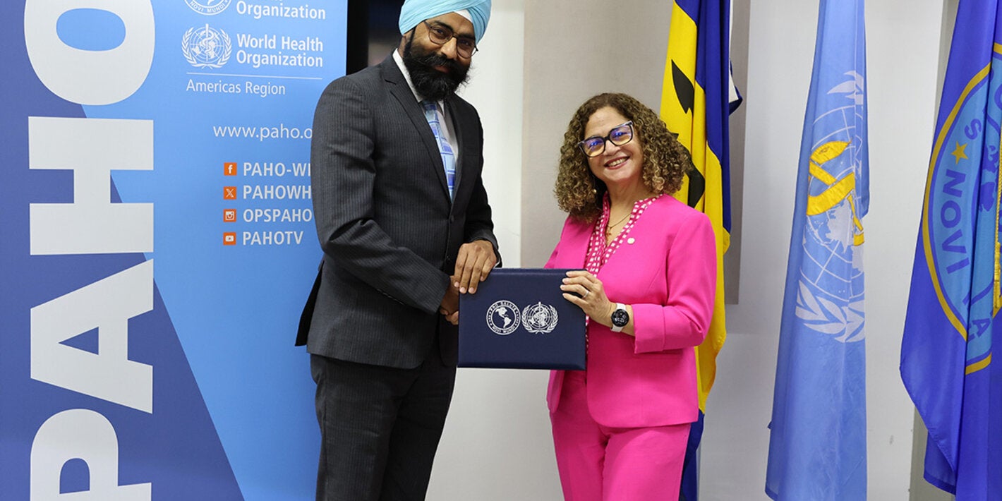Leadership transition at PAHO Barbados country office