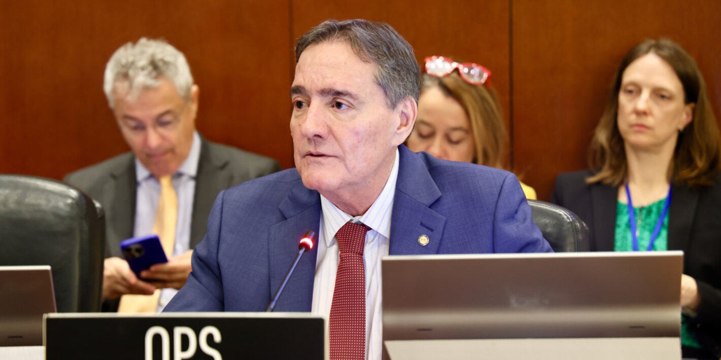Dr. Jarbas Barbosa presenta informe de progreso a la OEA