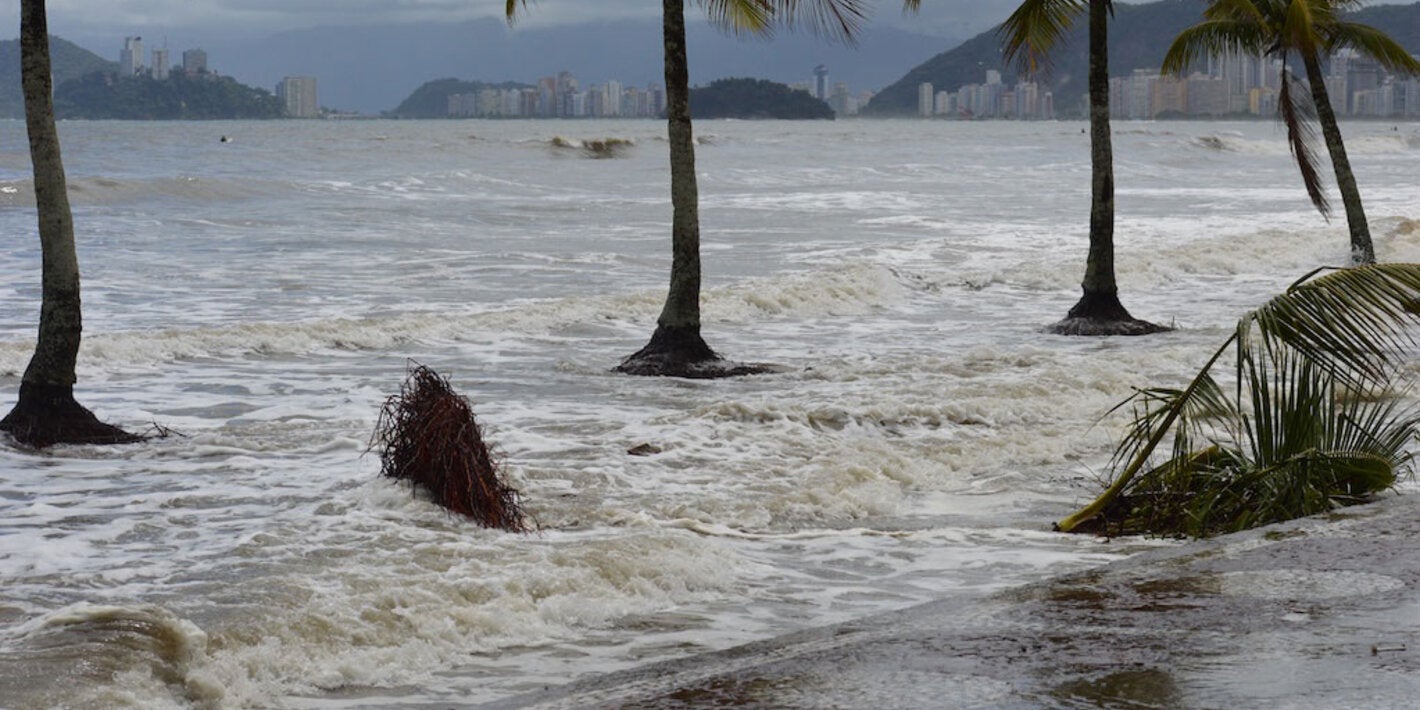  33 playa con aguas agitadas y viento