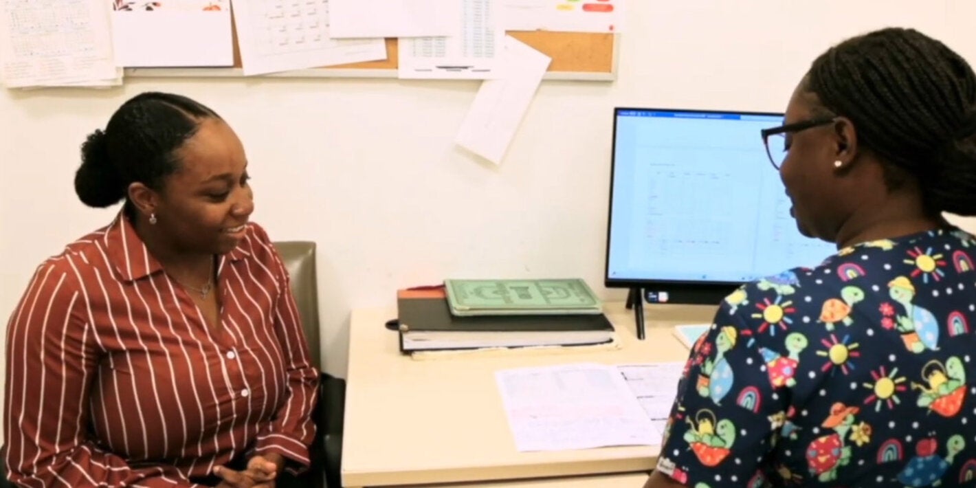 Mothers receive close care during pregnancy. They are tested against HIV and hepatitis during pregnancy