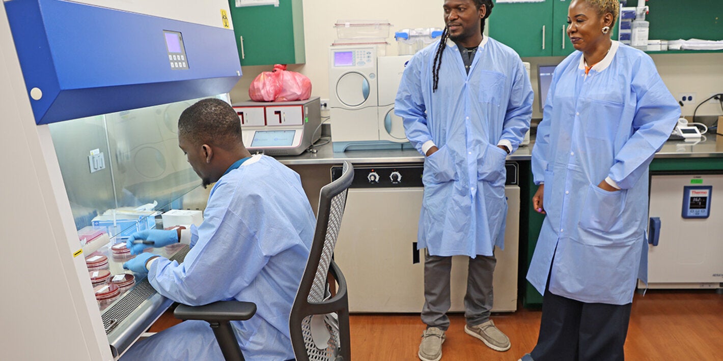 People in a laboratory