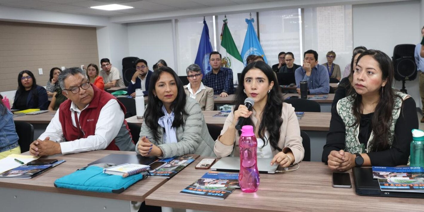 Participante del taller durante una de las sesiones
