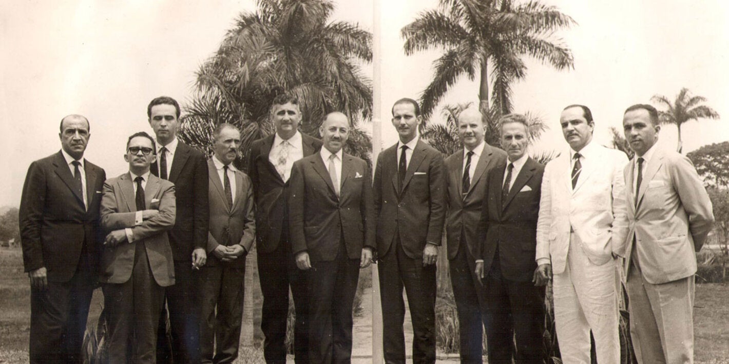 Foto histórica, ministros de agricultura, director