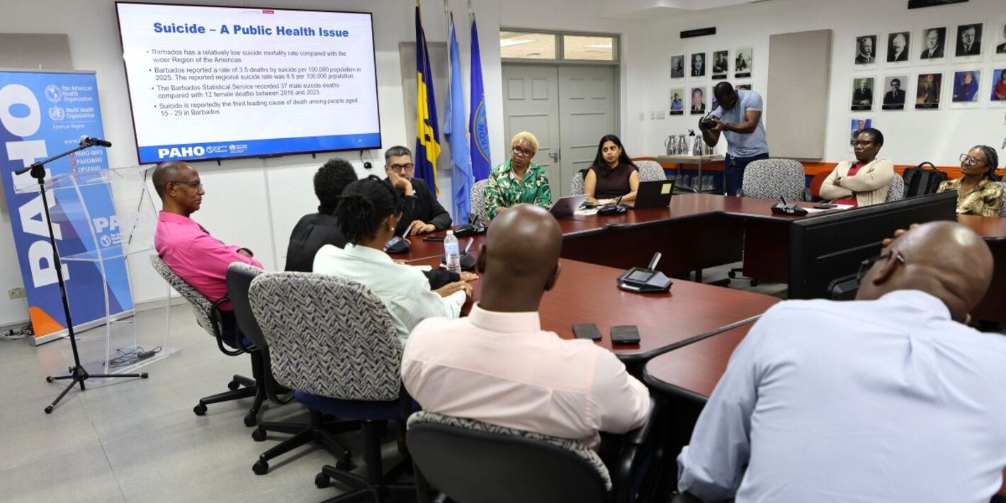 Participants are responsible reporting of suicide workshop in Barbados