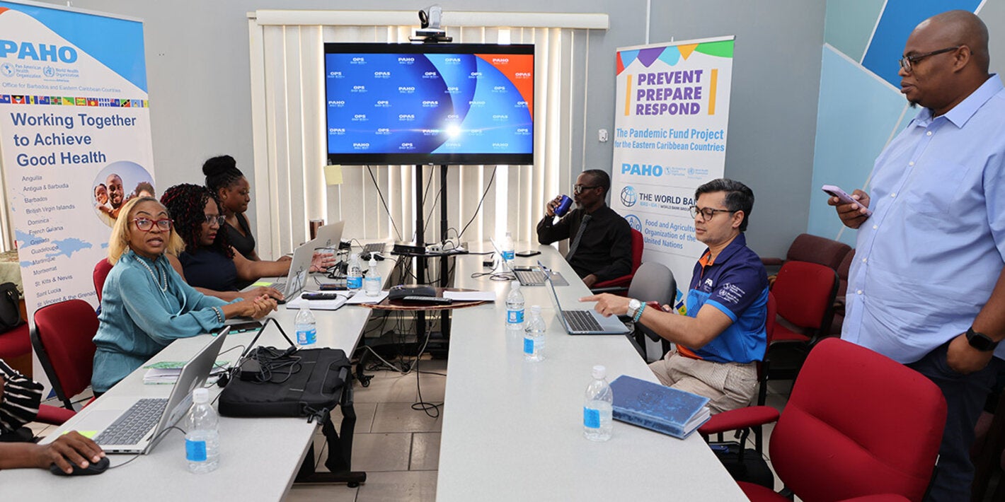 Training on centralized health workforce database in St. Kitts and Nevis
