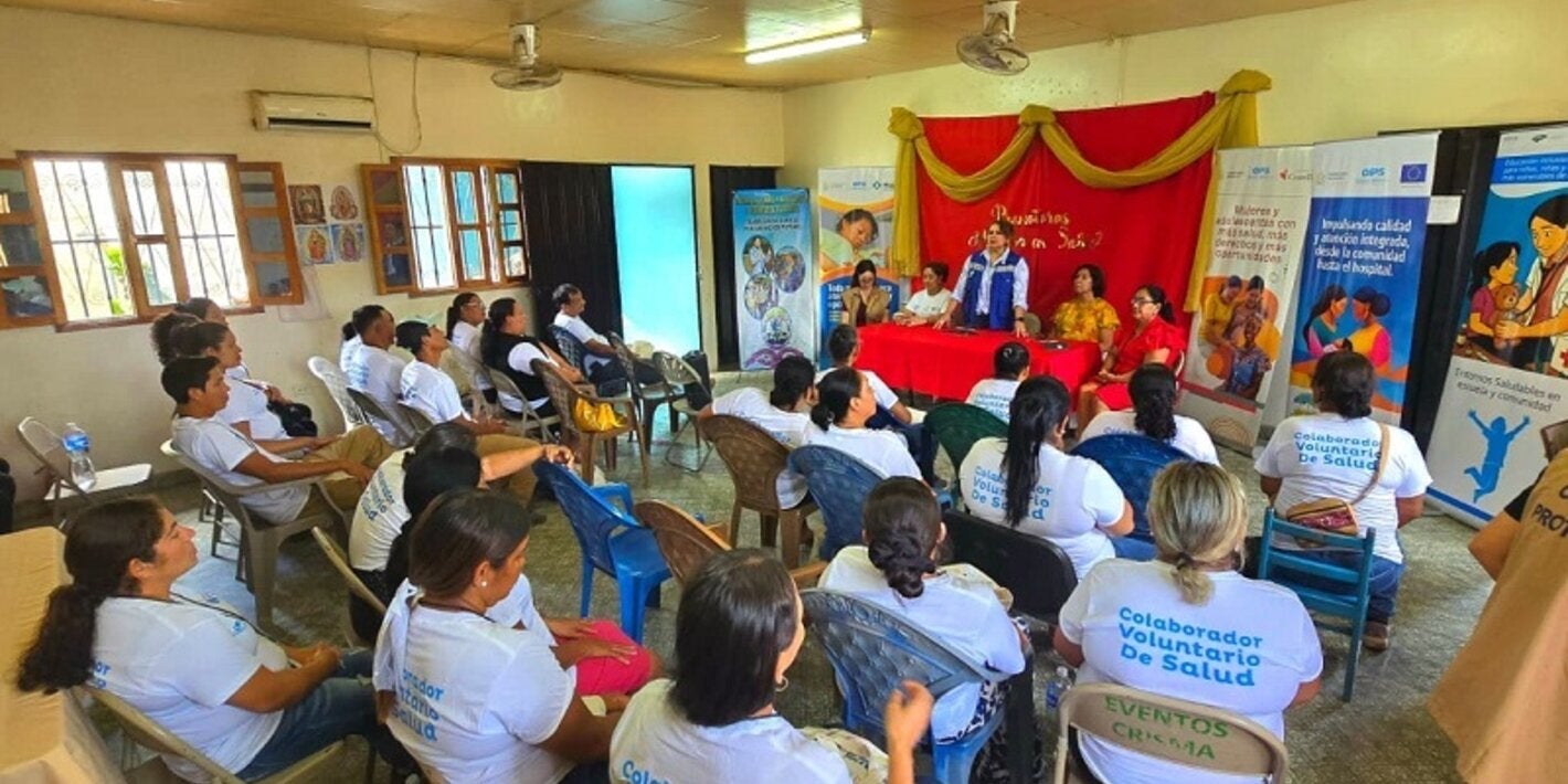 Colaboradoras voluntarias en Teupasenti