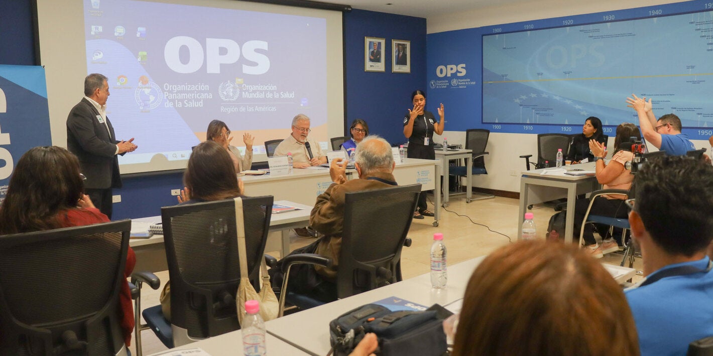 Los principales actores en materia de rehabilitación se dieron cita en la sede de la OPS en Venezuela