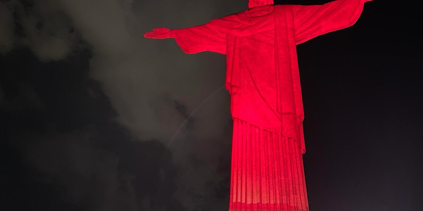 CRisto vermelho