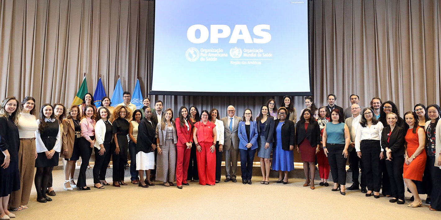 Foto de participantes do evento