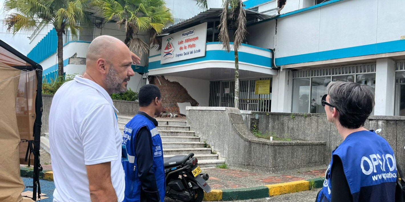 PWR in the field assessing health infrastructure
