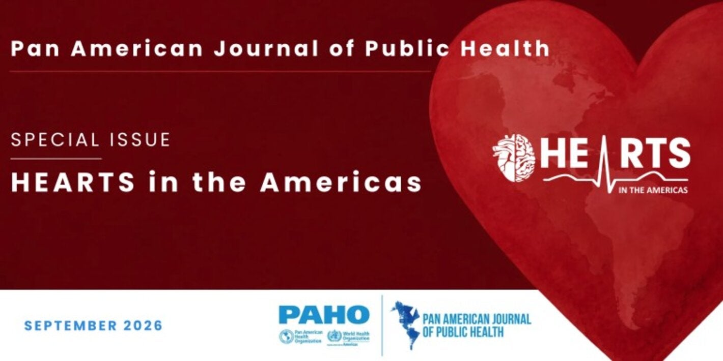 cover of the special issue of the PAHO Journal of Public Health on HEARTS