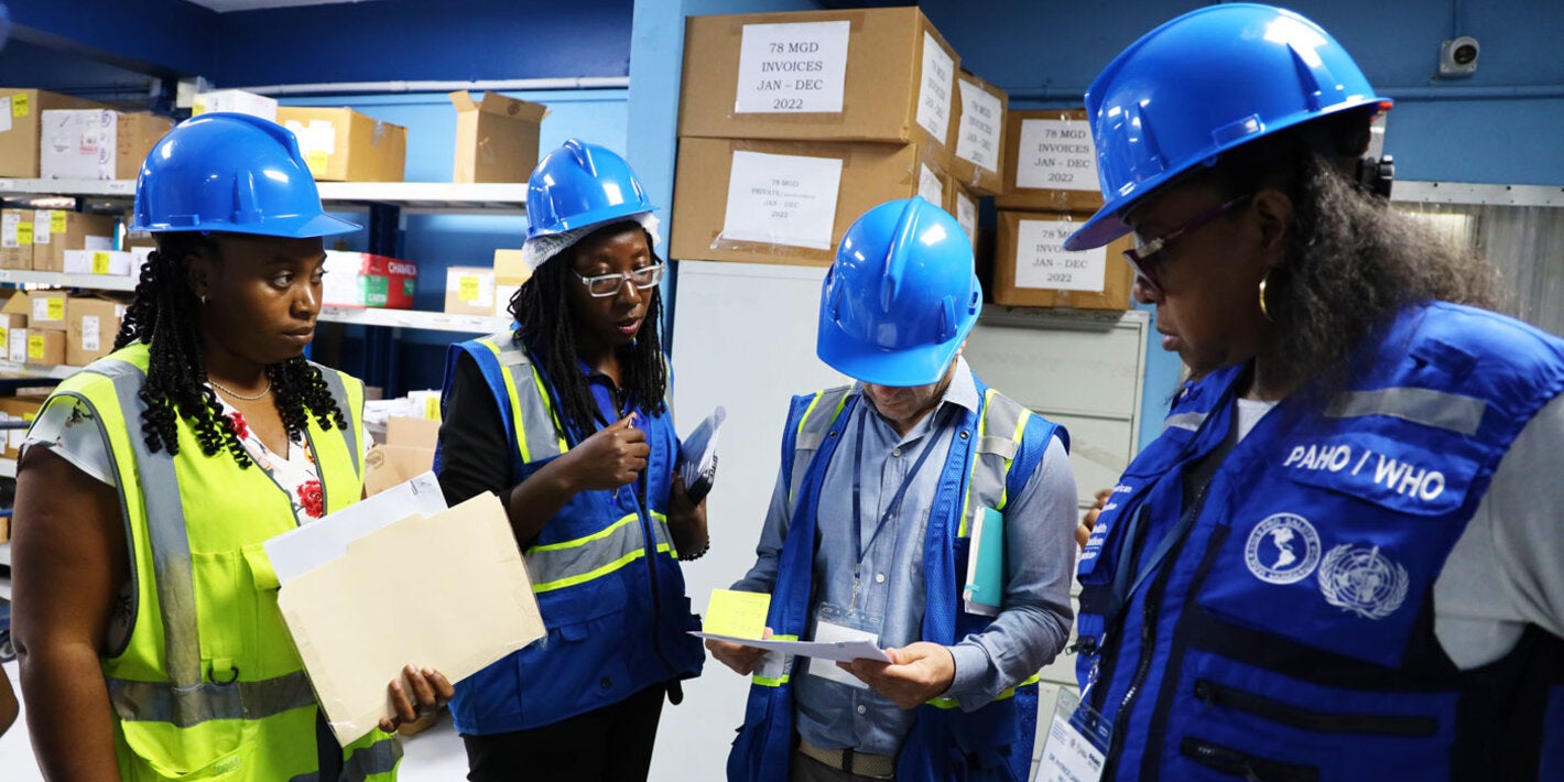 Site visit to NHF lab