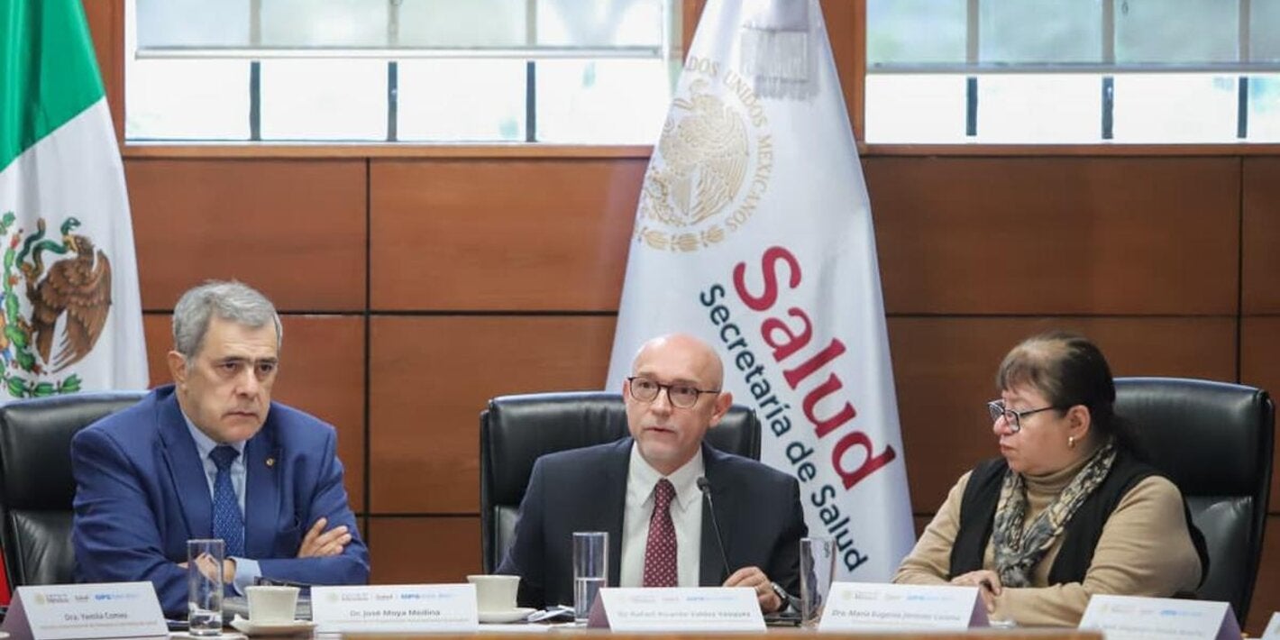 Reunión de trabajo con el bsecretario de Políticas de Salud y Bienestar Poblacional, Rafael Valdez Vázquez 