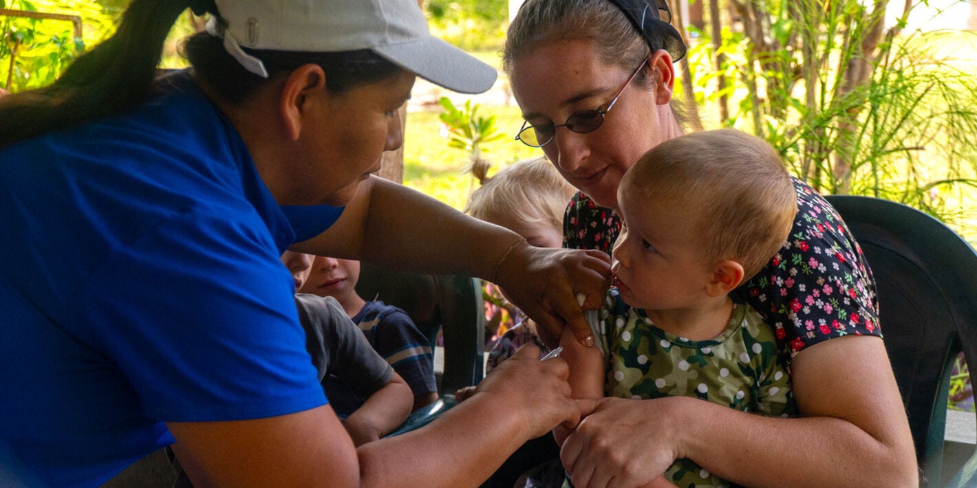 Vaccination of babies