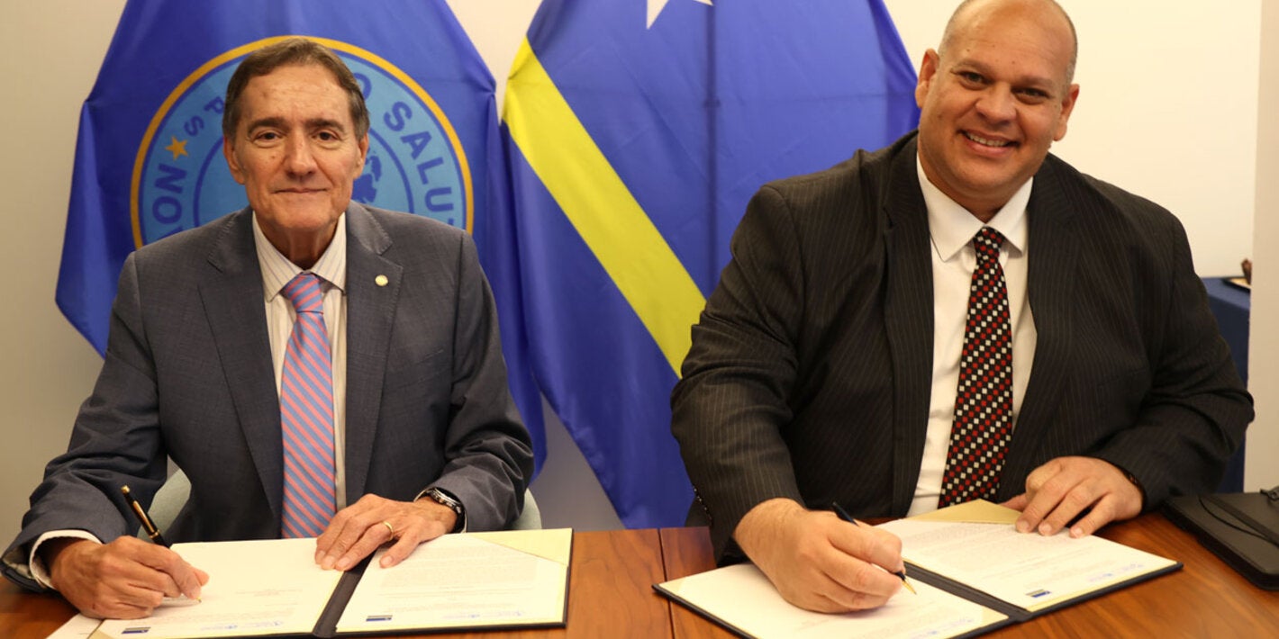 PAHO and the Government of Curaçao today signed the first Country Cooperation Strategy (CCS) for Curaçao, covering 2026–2031