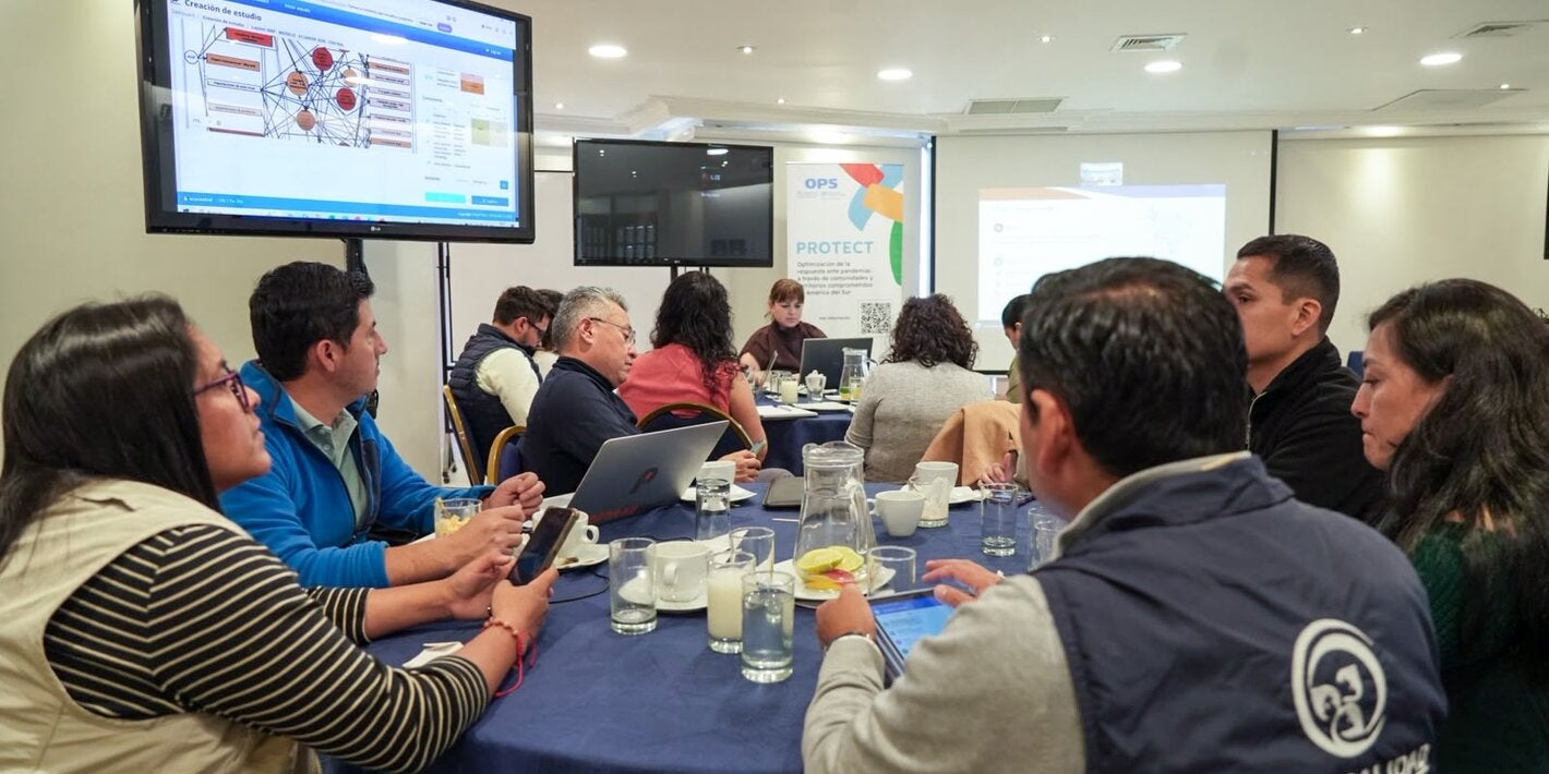 Participantes de la Evaluación de Riesgos de Influenza Aviar en Ecuador