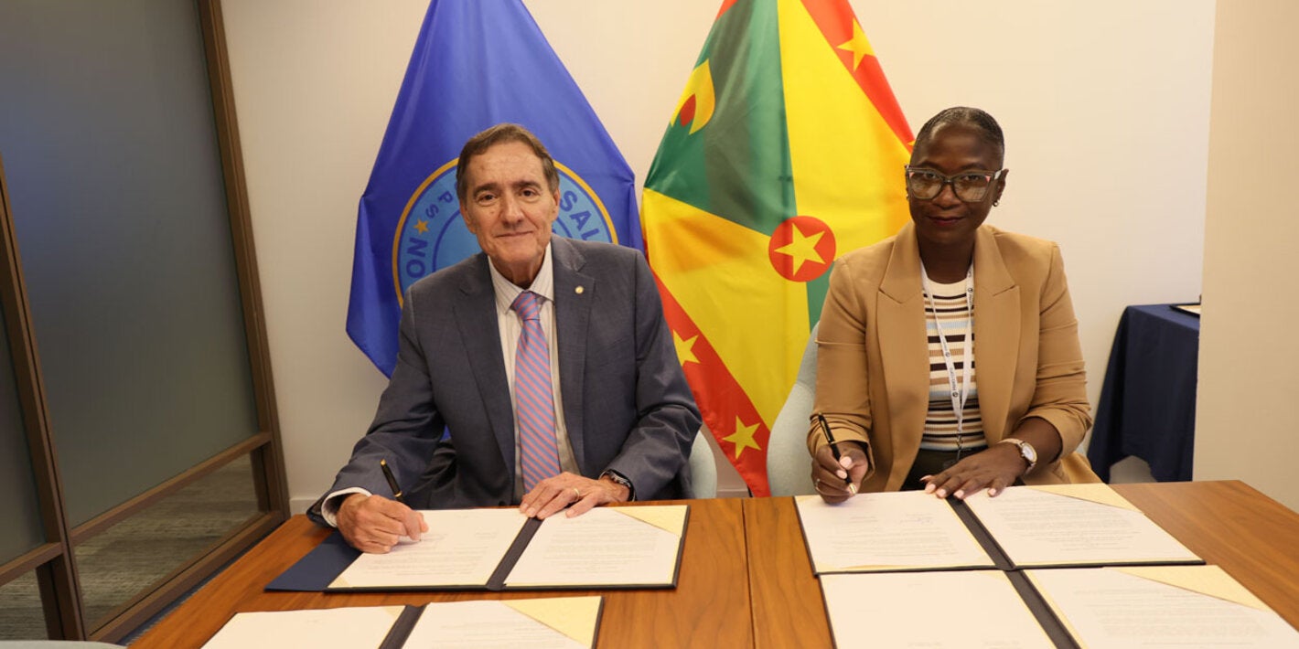 Signing of agreement with Grenada