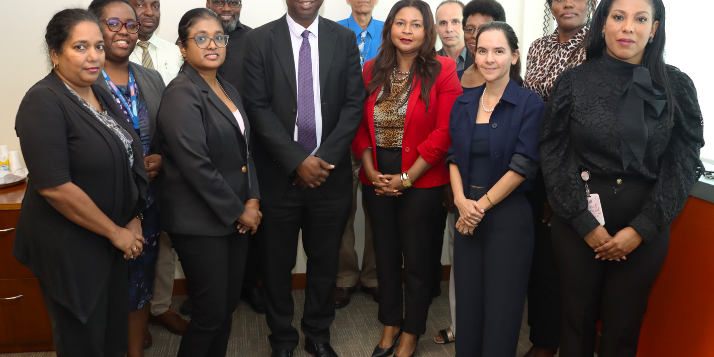 The Assessment team and representatives from the Central Statistical Office and the Registrar General Department