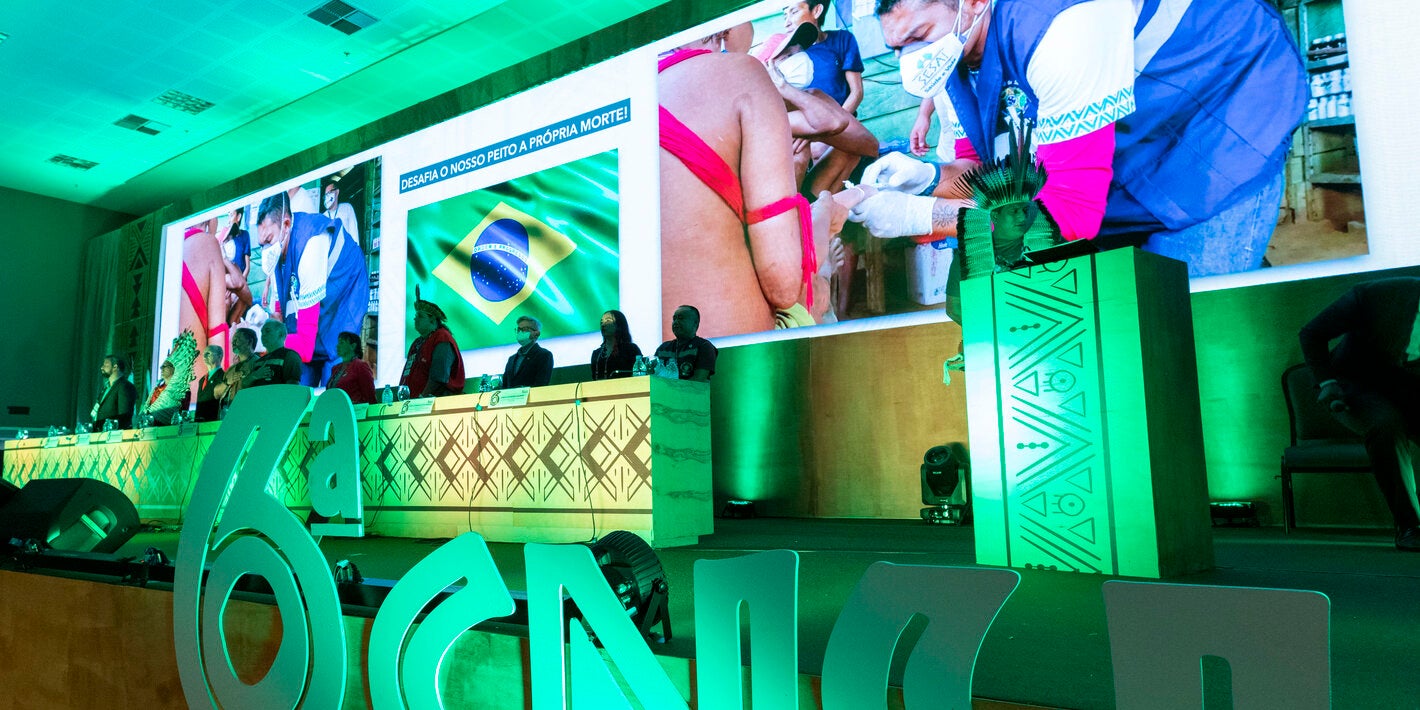 Abertura Confêrecia de saúde indígena