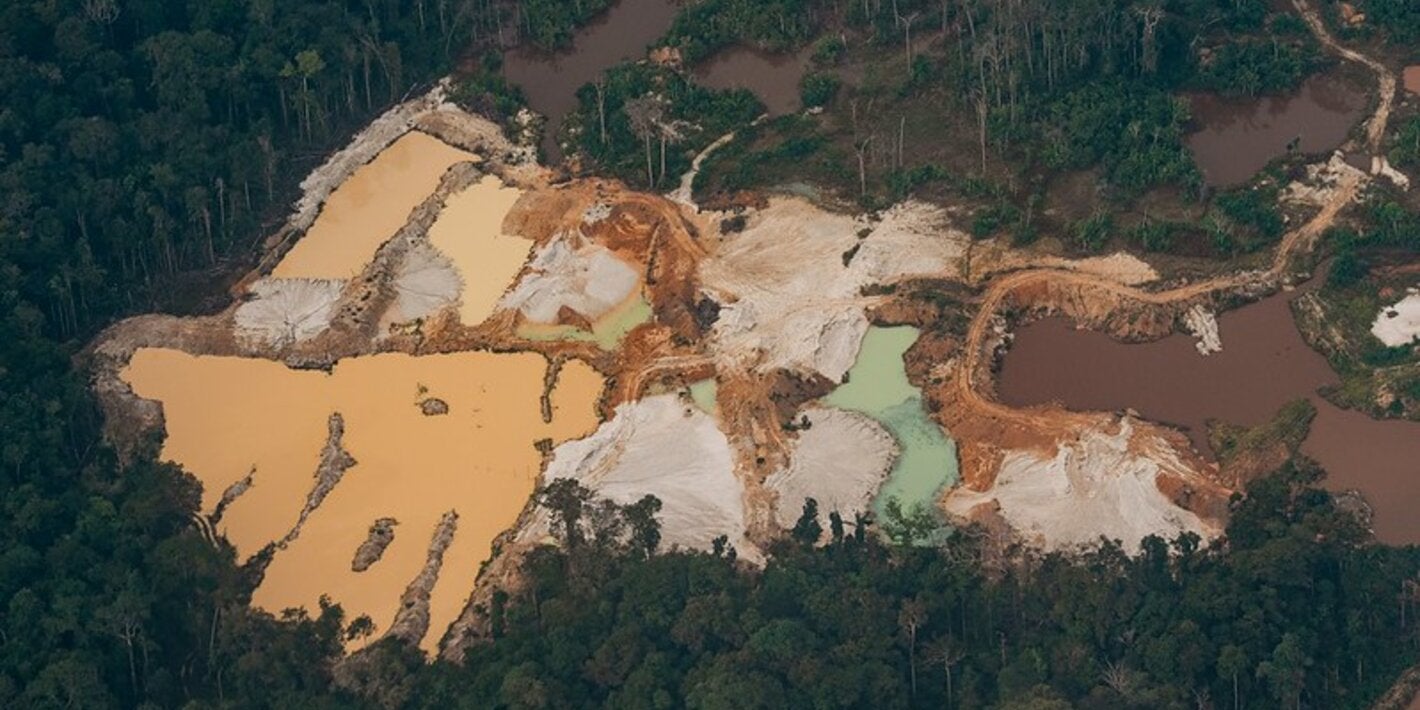 Minería a cielo abierto en suriname