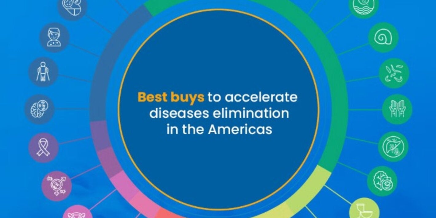 PAHO presents Best Buys to accelerate the elimination of more than 30 communicable diseases in the Americas