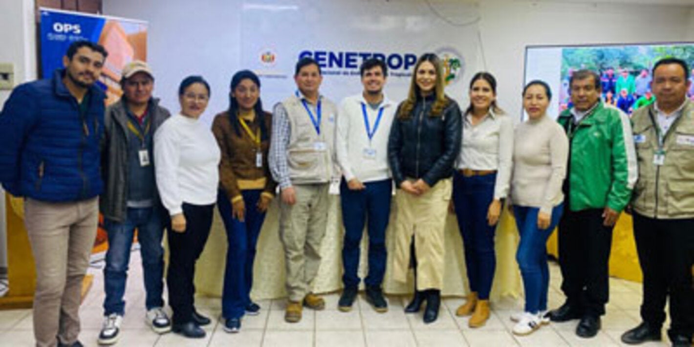 OPS apoya el fortalecimiento de la vigilancia entomológica ante brote de fiebre amarilla en Bolivia