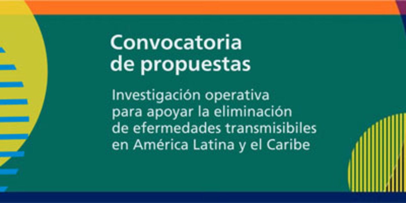 OPS y TDR lanzan convocatoria regional para acelerar la eliminación de enfermedades transmisibles en las Américas