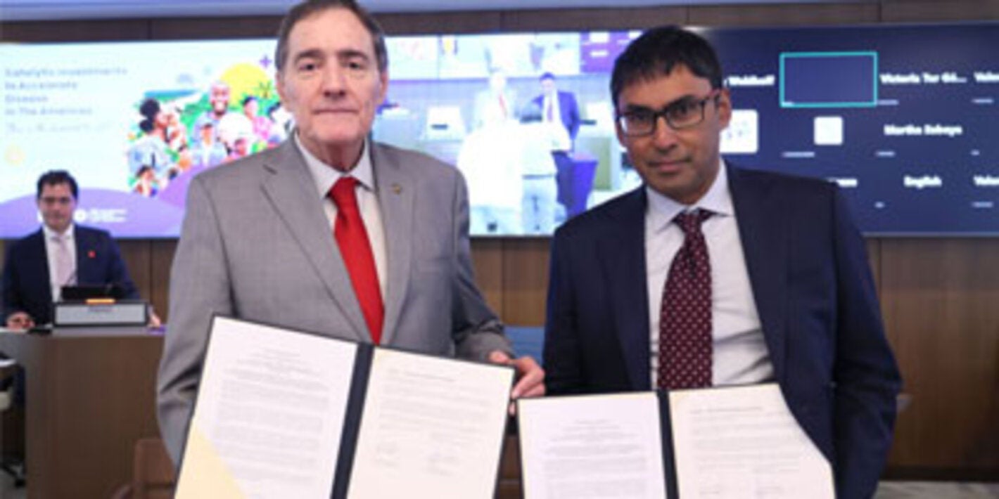 La OPS y el Instituto de Investigación en Salud Bruyère de Canadá fortalecen su alianza para avanzar en la eliminación de enfermedades
