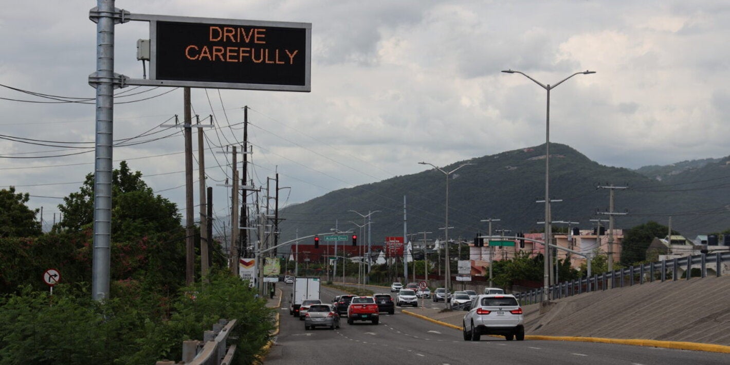 Roadway in Jamaica