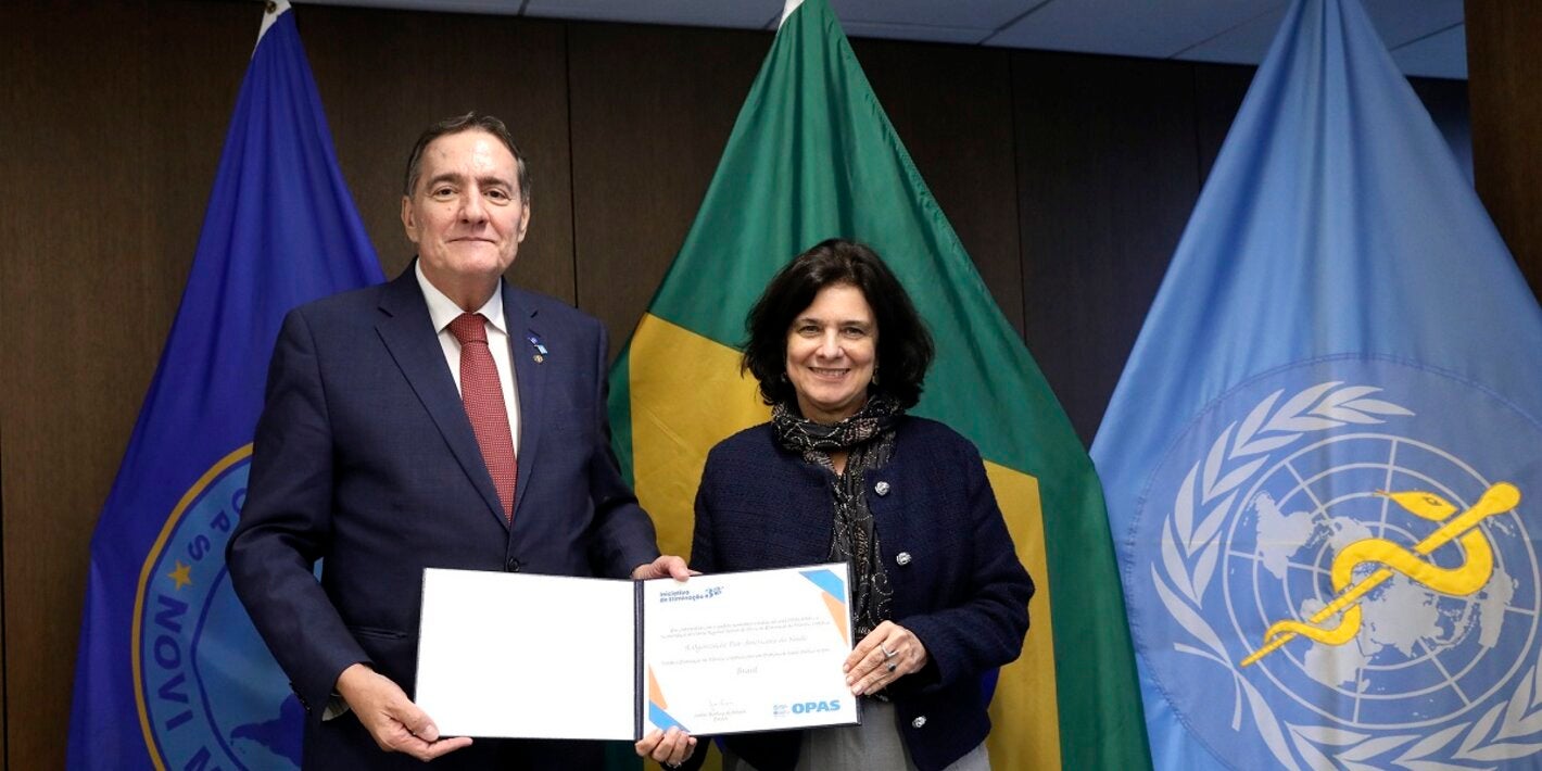 Brazil is recognized for eliminating Brazil eliminates lymphatic filariasis