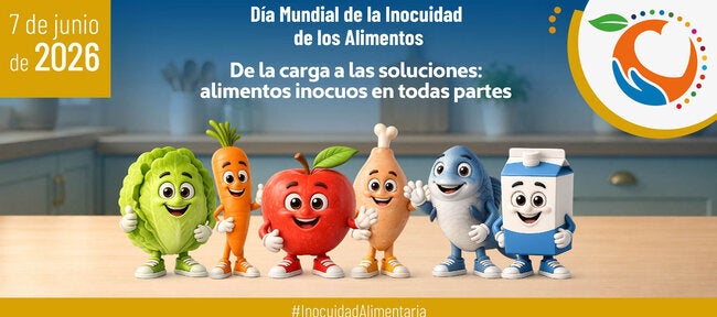 banner del Día Mundial de la Inocuidad de los alimentos 2026