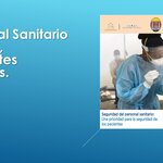 Enfermerá, toman muestra de paciente