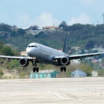 Flying in the Caribbean